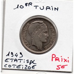 10 francs Turin 1949 Spl,...