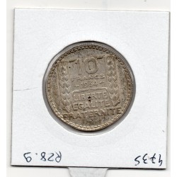 10 francs Turin Argent 1934 Sup, France pièce de monnaie