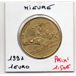 1 Euro de la Nievre au perche 1997 piece de monnaie € des villes