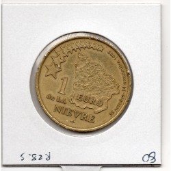 1 Euro de la Nievre au perche 1997 piece de monnaie € des villes