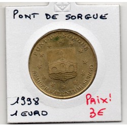 1 Euro de Pont de sorgue 1998 piece de monnaie € des villes