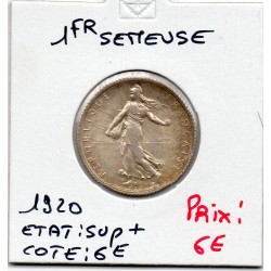 1 franc Semeuse Argent 1920...
