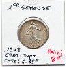 1 franc Semeuse Argent 1918 Sup+, France pièce de monnaie