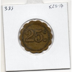 25 centimes Grande brasserie de Strasbourg, Clermont Ferrand non daté monnaie de nécessité