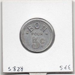 5 centimes Mercerie Lyonnaise Montpellier Elie 59.1 non daté monnaie de nécessité