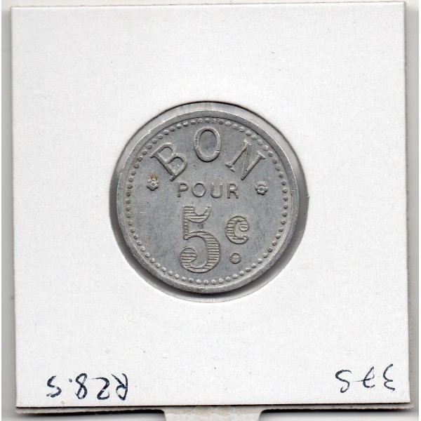 5 centimes Mercerie Lyonnaise Montpellier Elie 59.1 non daté monnaie de nécessité