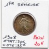 1 franc Semeuse Argent 1918 Spl, France pièce de monnaie