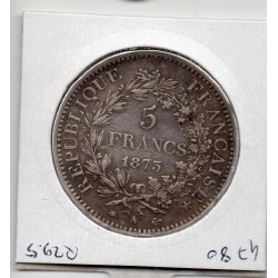 5 francs Hercule 1873 A Paris TTB, France pièce de monnaie