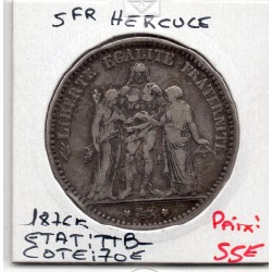 5 francs Hercule 1876 K Bordeaux TTB-, France pièce de monnaie