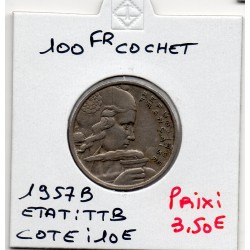 100 francs Cochet 1957 B TTB, France pièce de monnaie