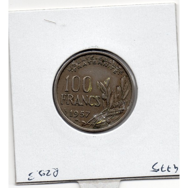 100 francs Cochet 1957 B TTB, France pièce de monnaie