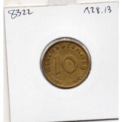 Allemagne 10 reichspfennig 1939 D, TTB KM 92 pièce de monnaie