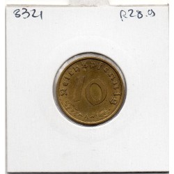 Allemagne 10 reichspfennig 1938 A, Sup KM 92 pièce de monnaie