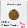 Allemagne 5 reichspfennig 1937 E, TTB KM 91 pièce de monnaie