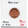 Brunei 1 sen 2004 Spl, KM 34 pièce de monnaie