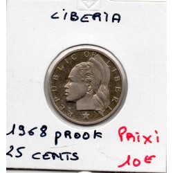 Libéria 25 cents 1968 FDC...