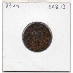 Autriche 20 Heller 1916 TTB, KM 2826 pièce de monnaie