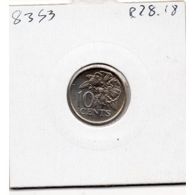 Trinité et Tobago 10 cents 2001 Spl, KM 31 pièce de monnaie