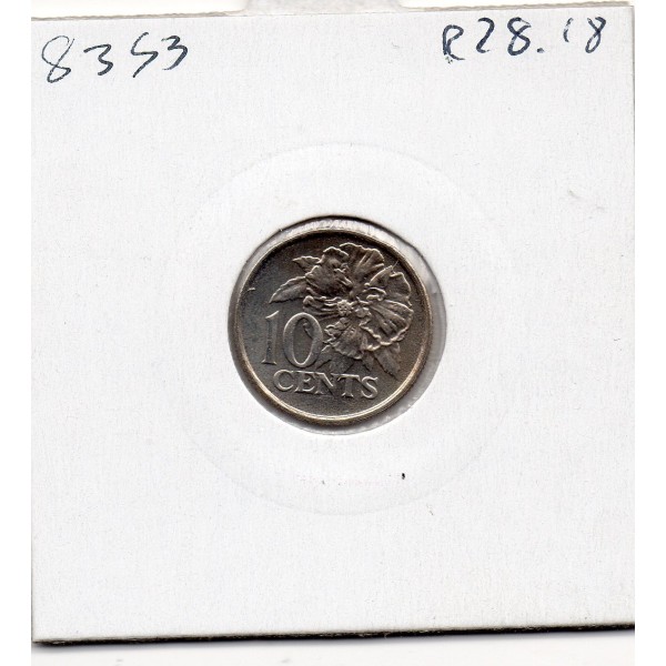 Trinité et Tobago 10 cents 2001 Spl, KM 31 pièce de monnaie