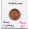 Gibraltar 1 penny 2000 Spl, KM 773 pièce de monnaie