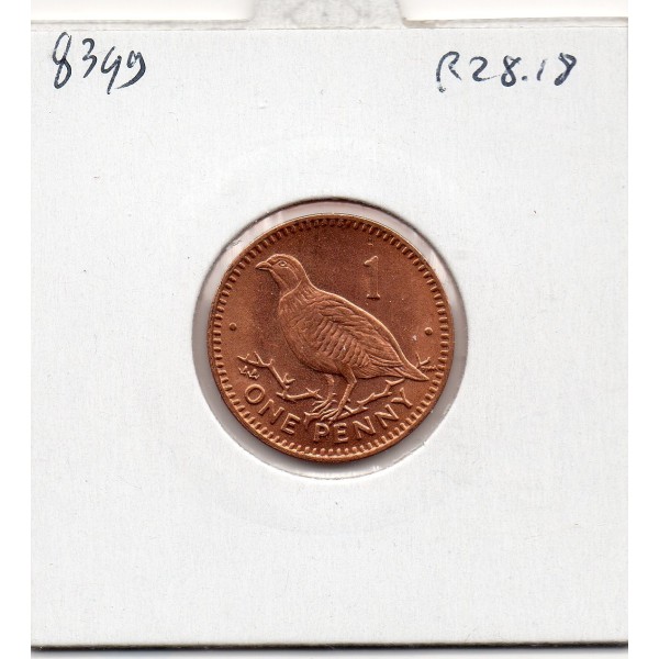 Gibraltar 1 penny 2000 Spl, KM 773 pièce de monnaie