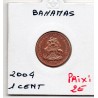 Bahamas 1 cent 2004 Spl, KM 59a pièce de monnaie