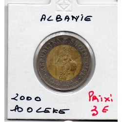 Albanie 100 Leke 2000 TTB, KM 80 pièce de monnaie