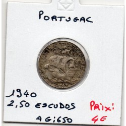 Portugal 2.5 escudos 1940...