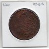 Tunisie 2 kharub contremarqué sur 13 Nasri 1274 AH - 1858 TB, KM 116.1 pièce de monnaie