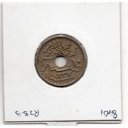 Tunisie, 10 Centimes 1918 - 1337 AH Sup, Lec 108 pièce de monnaie