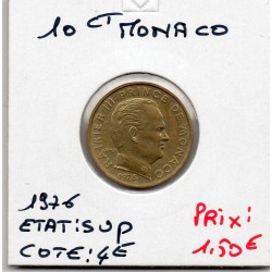 Monaco Rainier III 10 centimes 1976 Sup, Gad 146 pièce de monnaie