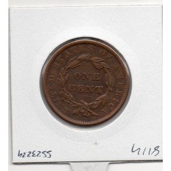 Etats Unis 1 cent 1837 tete de 1838 Sup-, KM 45.2 pièce de monnaie