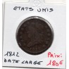 Etats Unis 1 cent 1812 TB, KM 39 pièce de monnaie