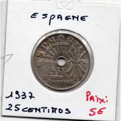 Espagne 25 centimos 1937...