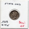 Etats Unis dime 1939 TTB, KM 140 pièce de monnaie