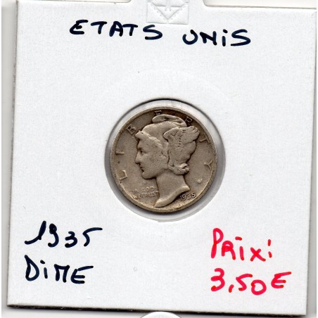 Etats Unis dime 1934 TTB-, KM 140 pièce de monnaie