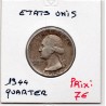 Etats Unis Quarter ou 1/4 Dollar 1944 TTB-, KM 164 pièce de monnaie