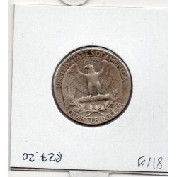 Etats Unis Quarter ou 1/4 Dollar 1944 TTB-, KM 164 pièce de monnaie