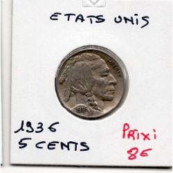 Etats Unis 5 cents 1936...