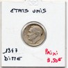 Etats Unis dime 1947 TTB+, KM 195 pièce de monnaie