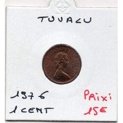 Tuvalu 1 cent 1976 Spl, KM...