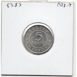 Belize 5 cents 1987 FDC, KM 34a pièce de monnaie