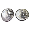 Thrace, Bizantion Hemidrachme argent (-387 à -340) Taureau et Trident