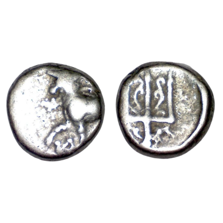 Thrace, Bizantion Hemidrachme argent (-387 à -340) Taureau et Trident