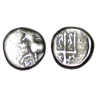 Thrace, Bizantion Hemidrachme argent (-387 à -340) Taureau et Trident