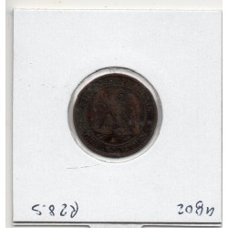 2 centimes Napoléon III tête nue 1856 A Paris TB, France pièce de monnaie