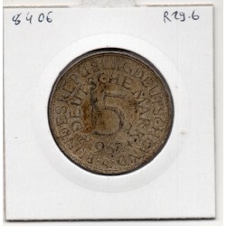 Allemagne RFA 5 deutche mark 1967 D, Sup KM 112 pièce de monnaie