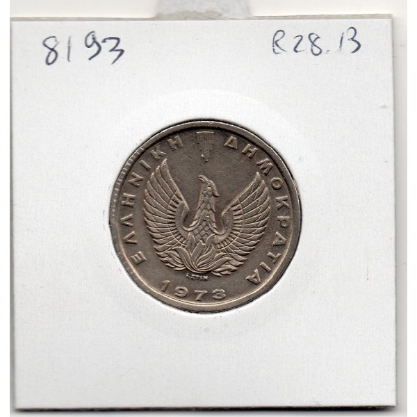 Grece 5 Drachmai 1973 Sup, KM 109 pièce de monnaie