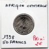 Afrique centrale 50 francs 1998 Fdc KM 11 pièce de monnaie