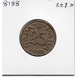 Yougoslavie 25 para 1925 TTB, KM 3 pièces de monnaie